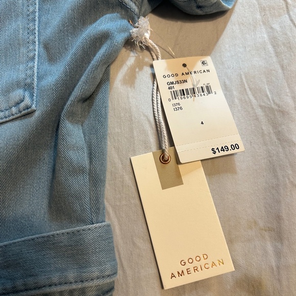 Good American Fit For Success Denim Jumpsuit *NWT* - Picture 5 of 13